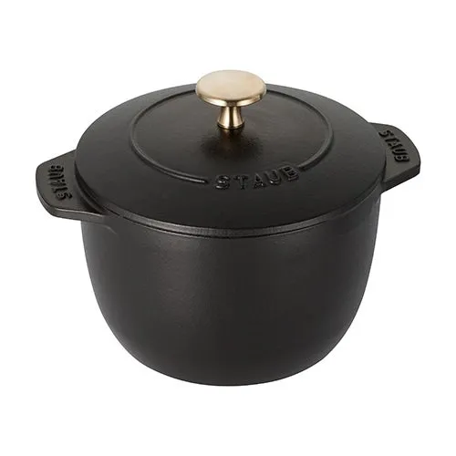 1.5qt Cast Iron Petite French Oven Matte Black