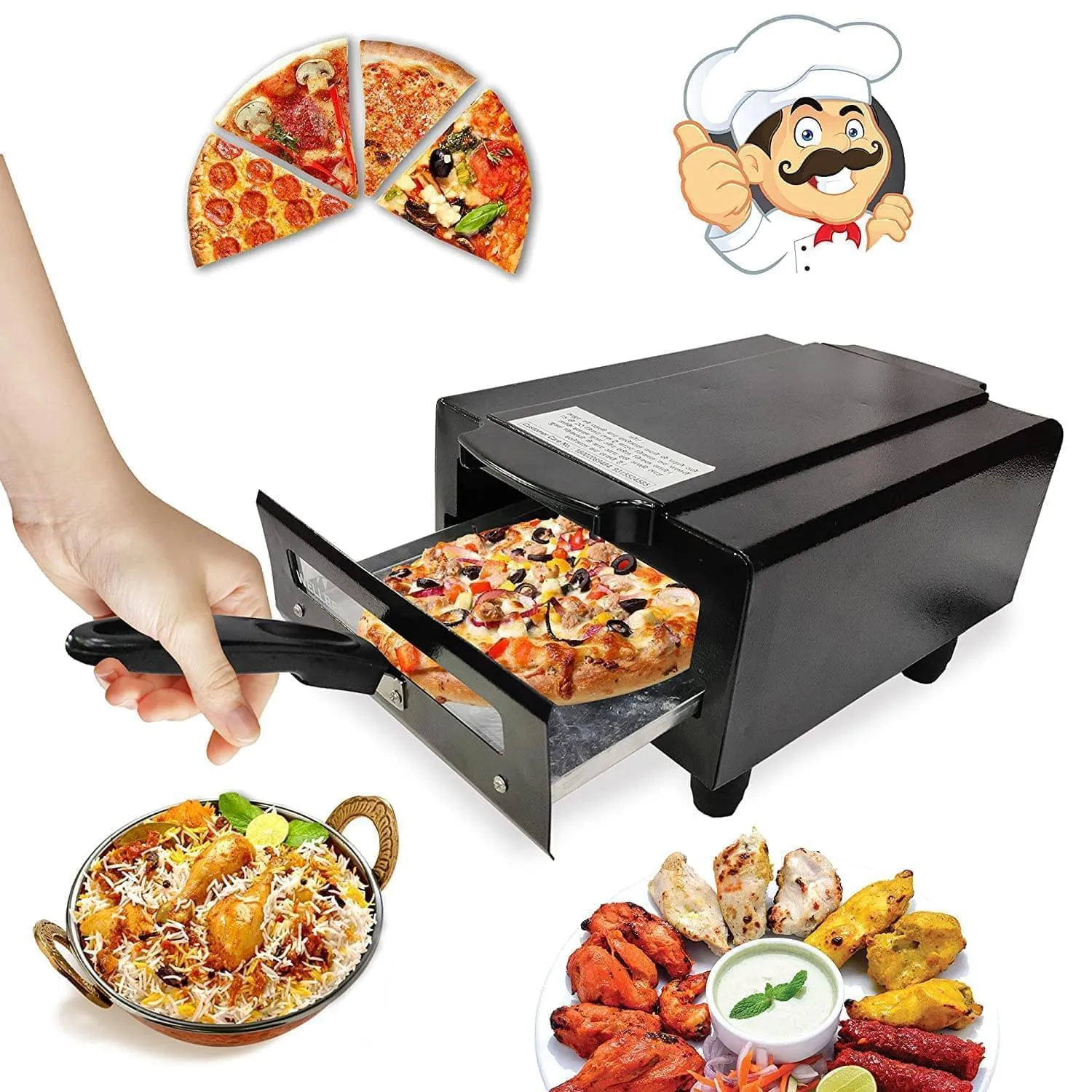 16 inches extra large electric tandoor with Extra Accessories