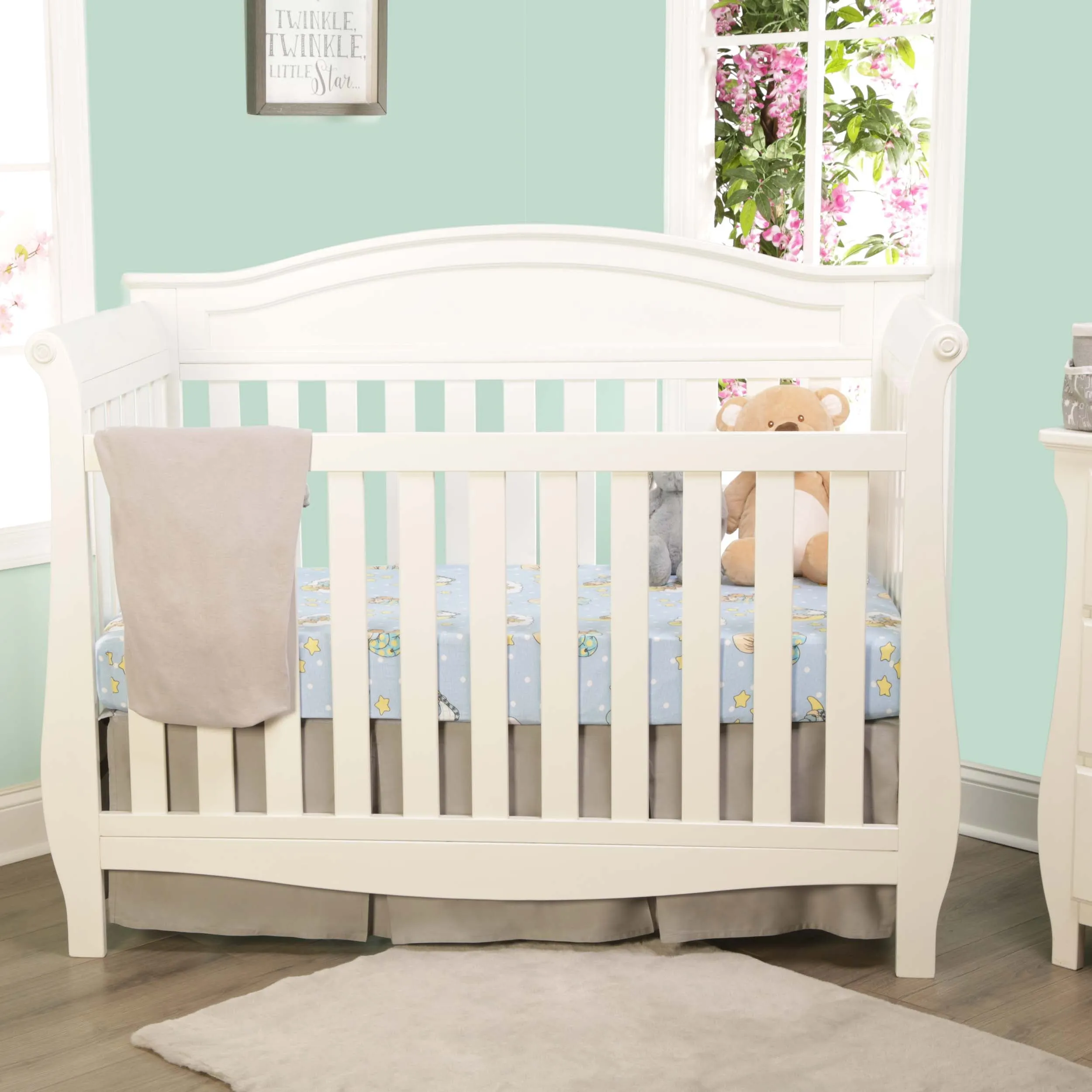 2 Pack Fitted Crib Sheets - Precious Moments Boys