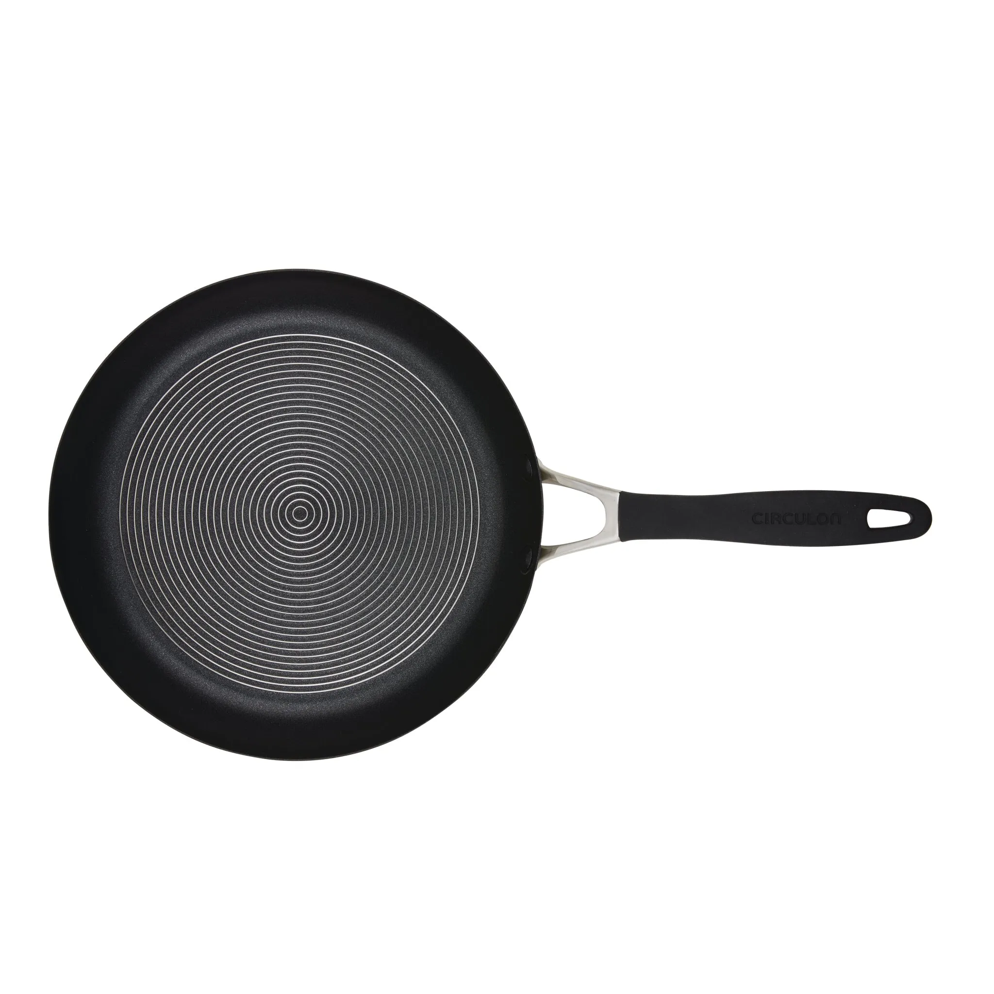 2-Piece Stainless Steel and Hybrid Nonstick Frying Pan Set