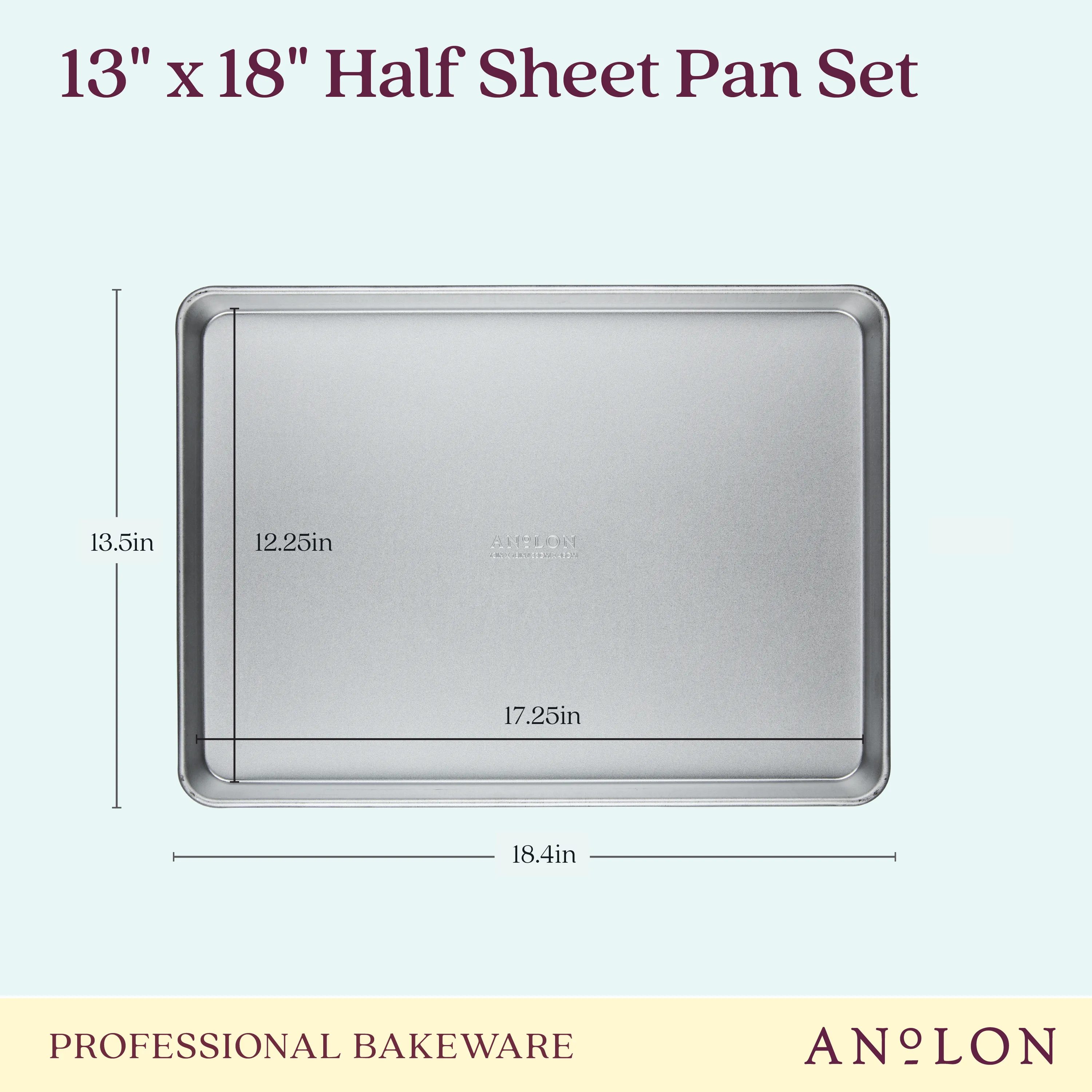 4-Piece Aluminized Steel Bakeware Set