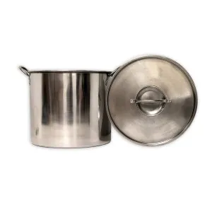 5 Gallon (20qt) Stainless Steel Brew Kettle w/ Lid