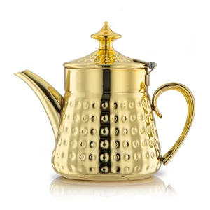 Almarjan 0.36 Liter Stainless Steel Teapot Gold - STS0010606