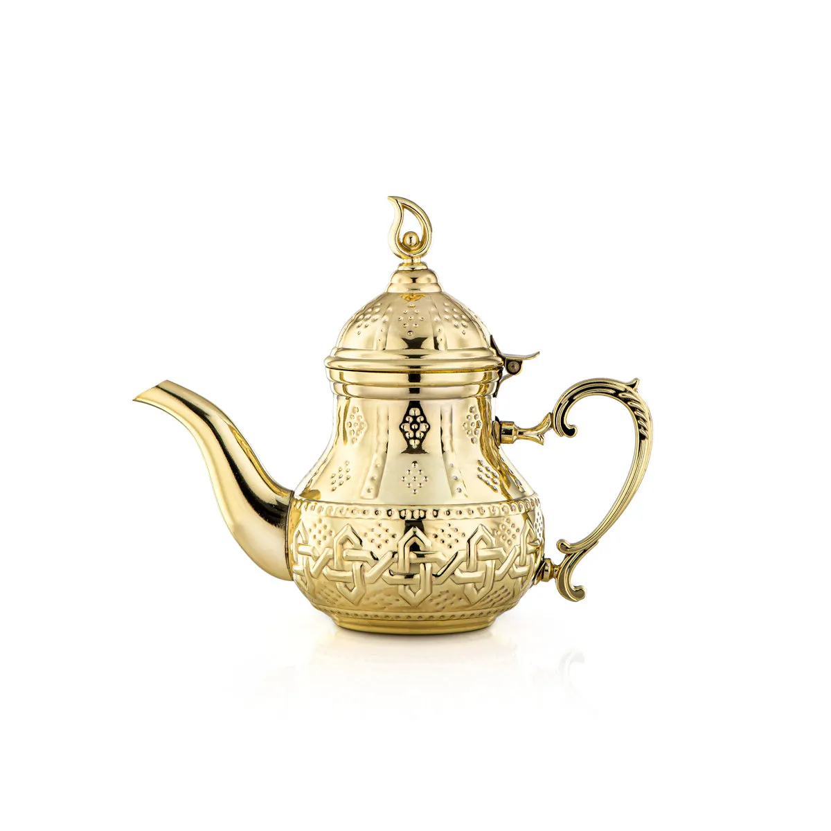 Almarjan 0.8 Liter Sahara Collection Stainless Steel Teapot Gold - STS0010992