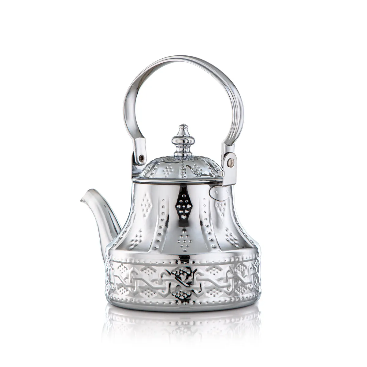 Almarjan 1.2 Liter Sahara Collection Stainless Steel Kettle Silver - STS0010964