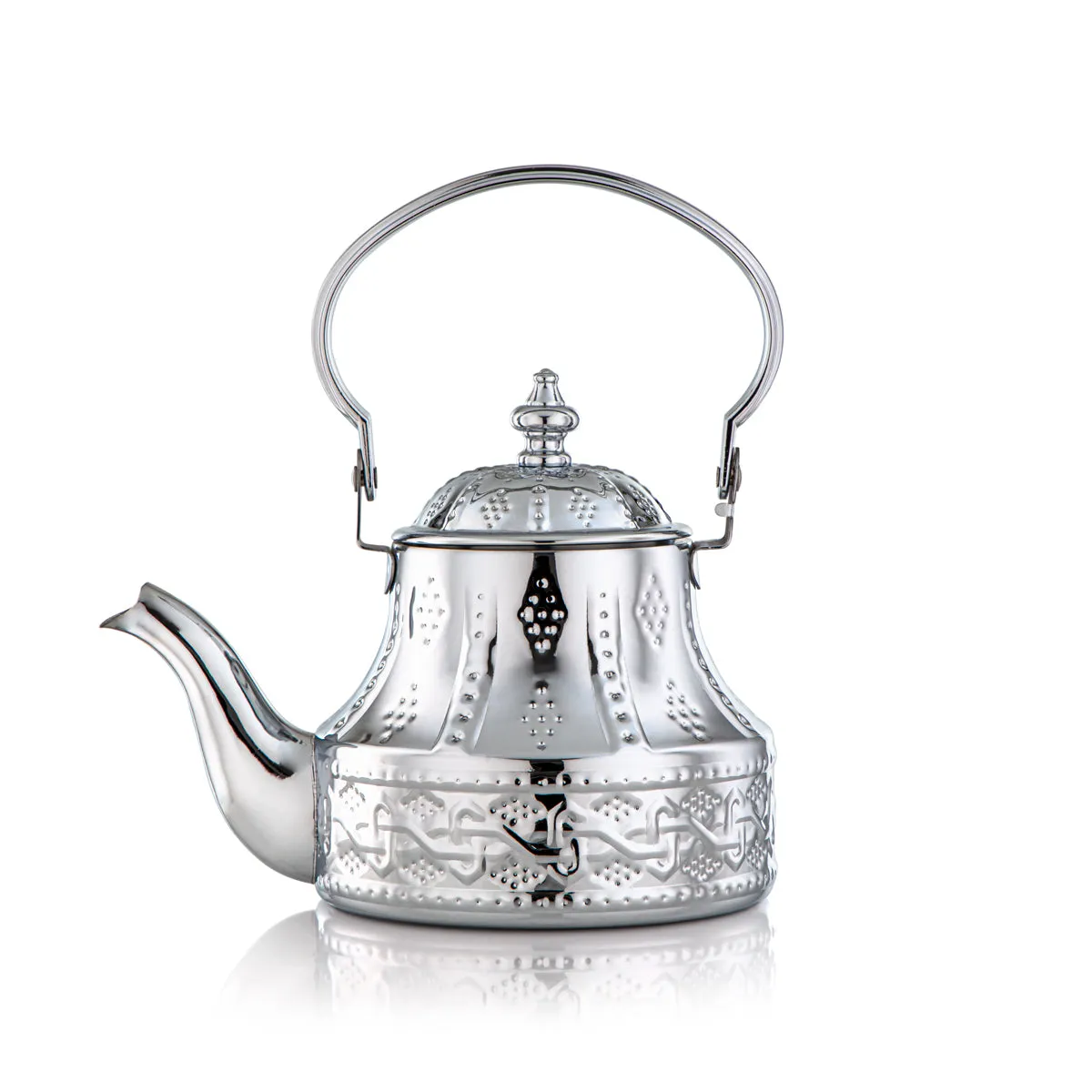 Almarjan 1.2 Liter Sahara Collection Stainless Steel Kettle Silver - STS0010964