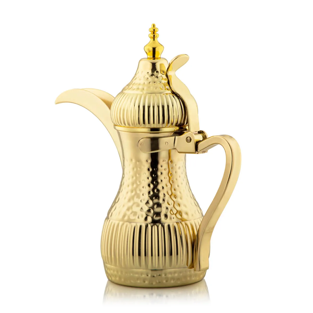 Almarjan 1.5 Liter Maraba'a Collection Stainless Steel Dallah Gold - STS0010725