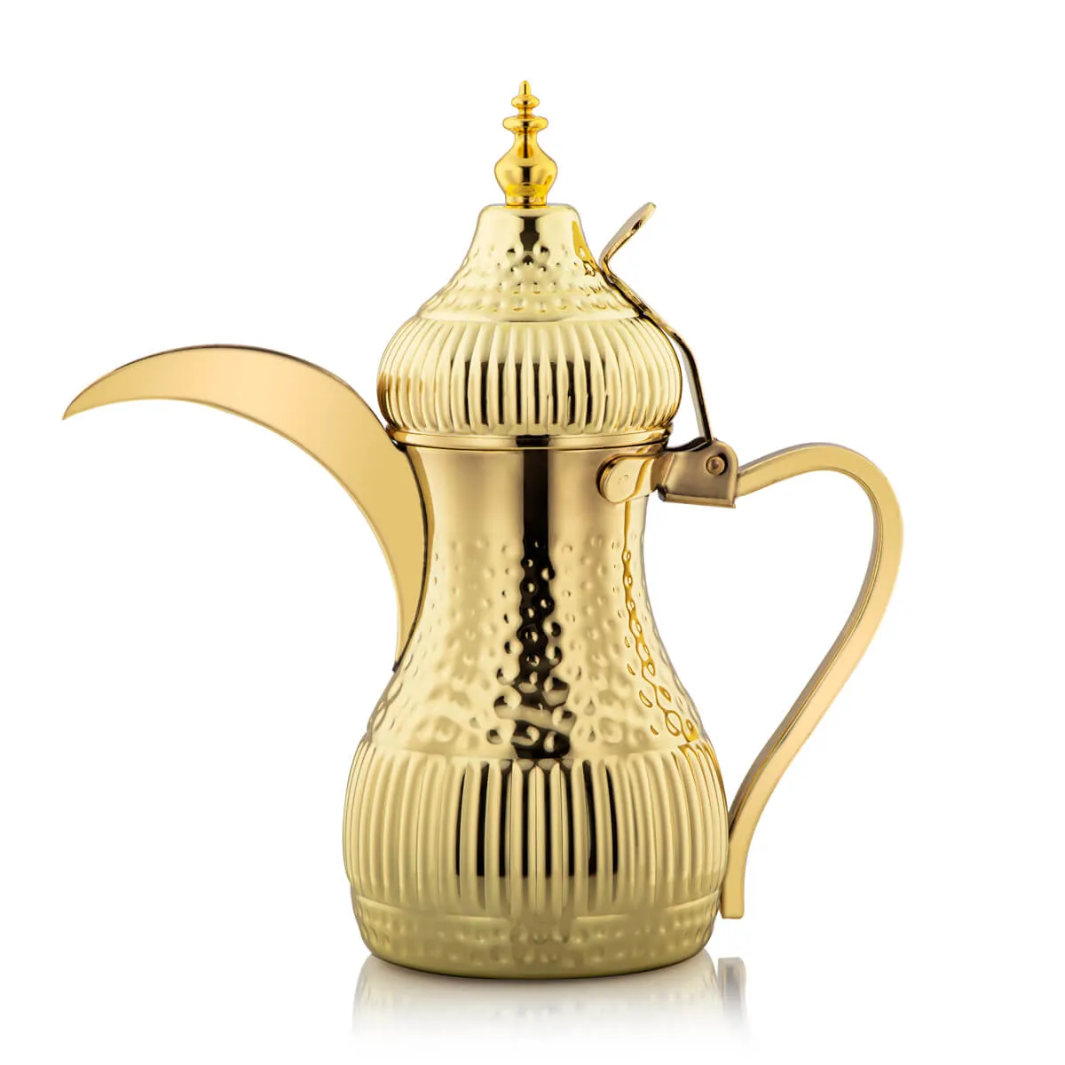 Almarjan 1.5 Liter Maraba'a Collection Stainless Steel Dallah Gold - STS0010725