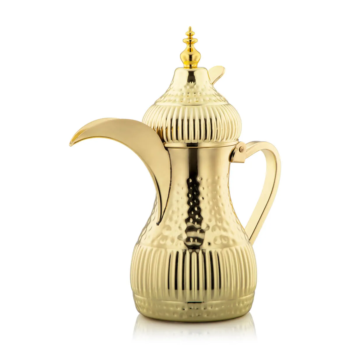 Almarjan 1.5 Liter Maraba'a Collection Stainless Steel Dallah Gold - STS0010725