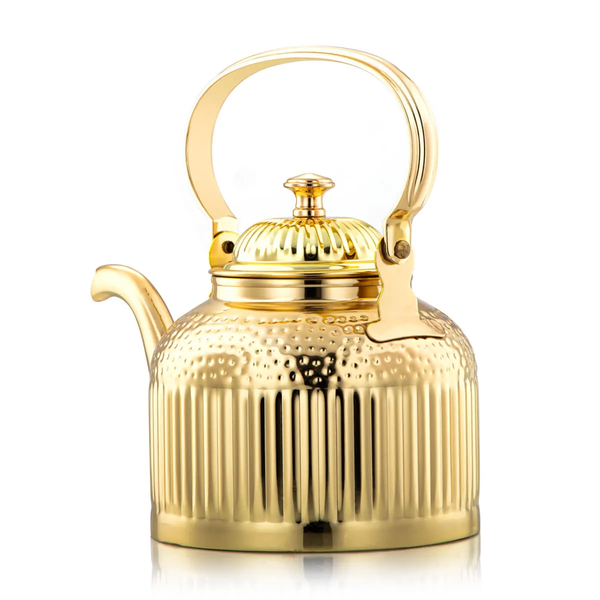 Almarjan 1.5 Liter Maraba'a Collection Stainless Steel Tea Kettle Gold - STS0010696