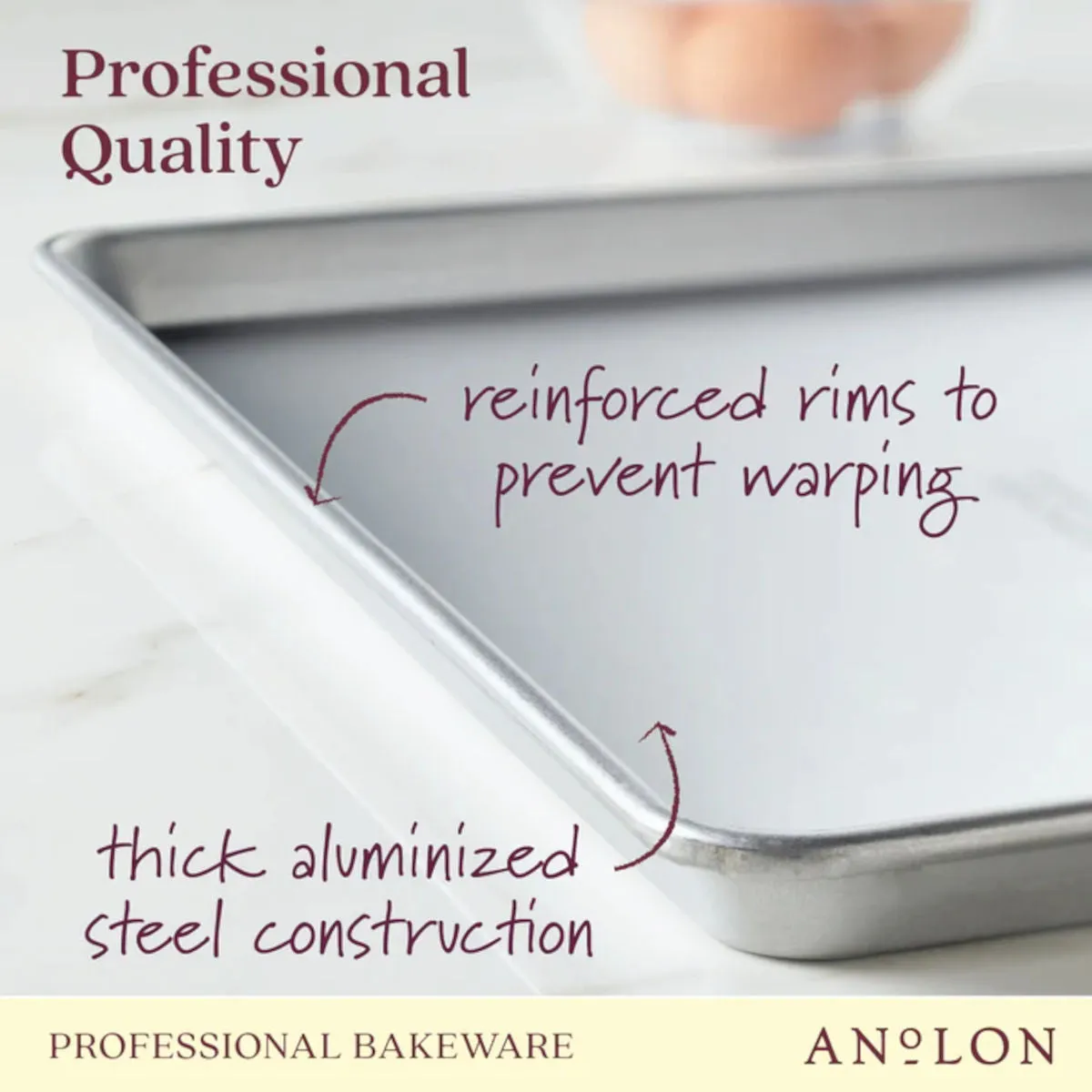 Anolon Pro-Bake Half Sheet 33 x 46cm (Set of 2)