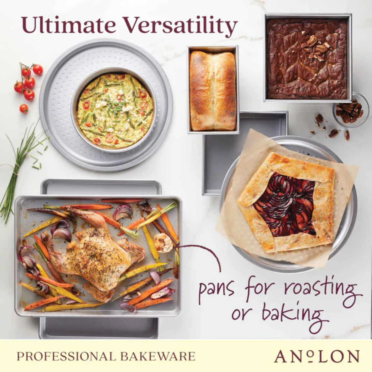 Anolon Pro-Bake Half Sheet 33 x 46cm (Set of 2)