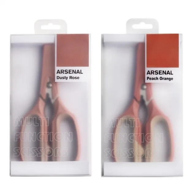 Arsenal Multi Function Scissors Peach Orange