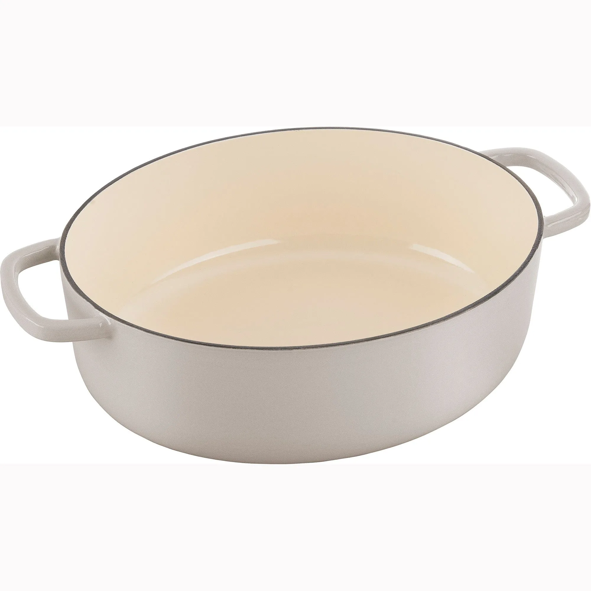 Ballarini Bellamonte Cast Iron 4.75-qt Oval Dutch Oven - Crema White