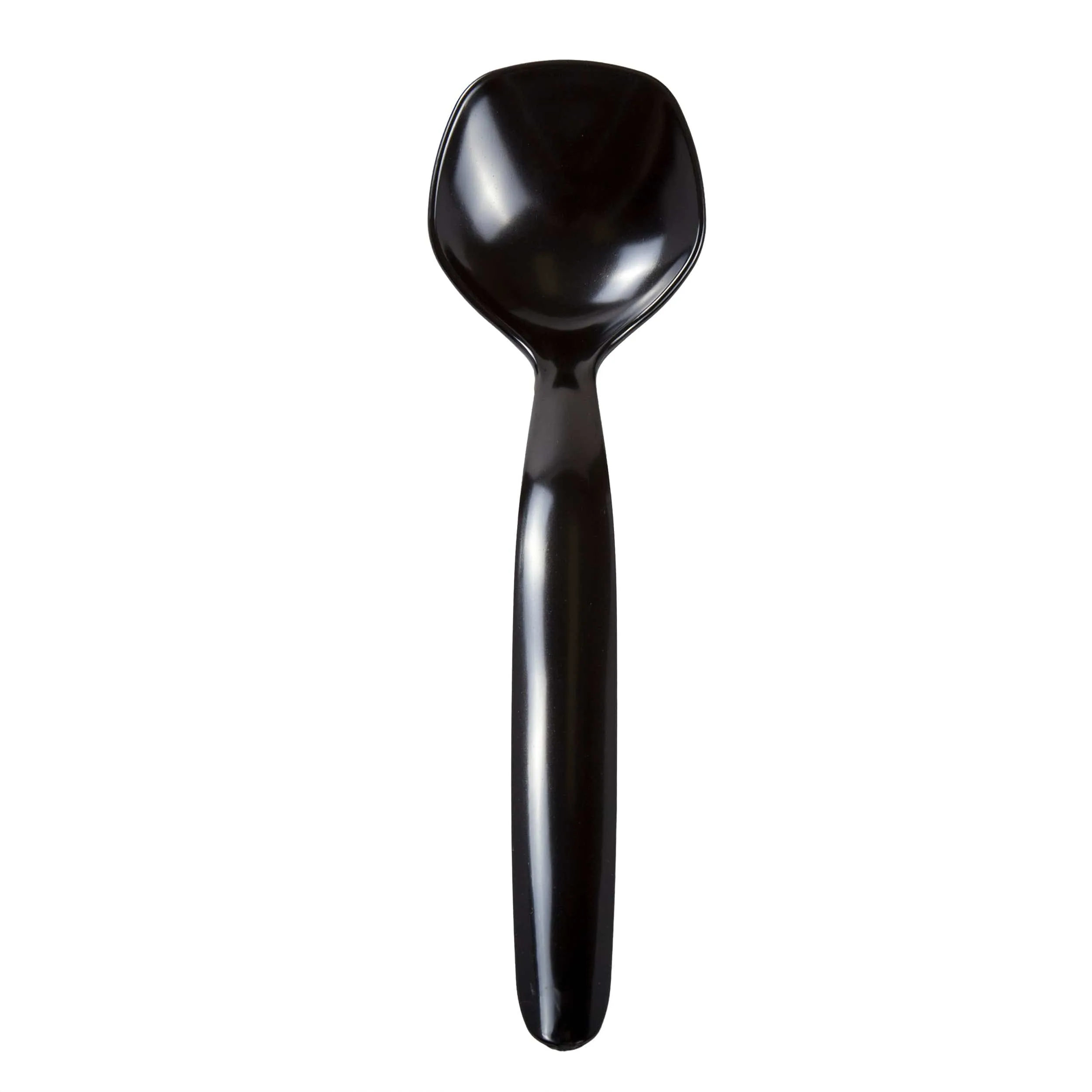 Black Polystyrene Individually Wrapped Serving Spoons, Case of 144