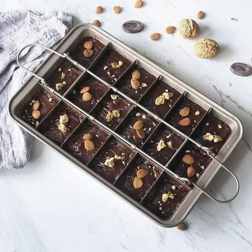 Brownie Baking Pan With Dividers