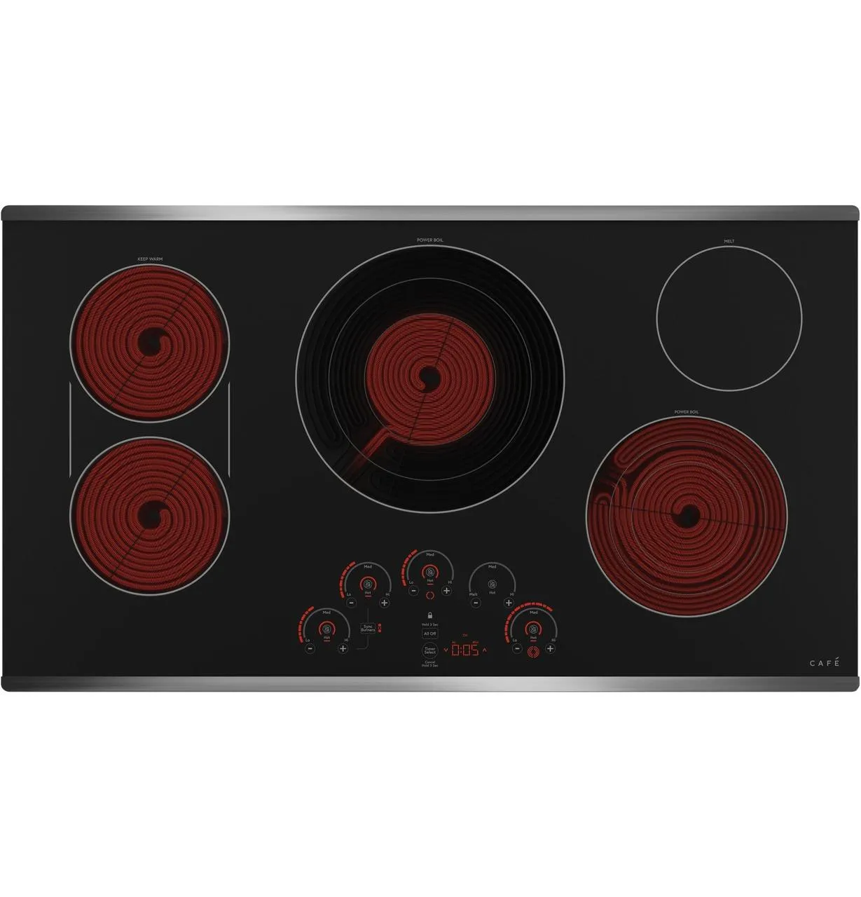 Caf(eback)™ 36" Touch-Control Electric Cooktop