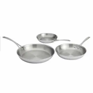 Calphalon 3-piece Tri-ply Clad Stainless Steel Skillet Set