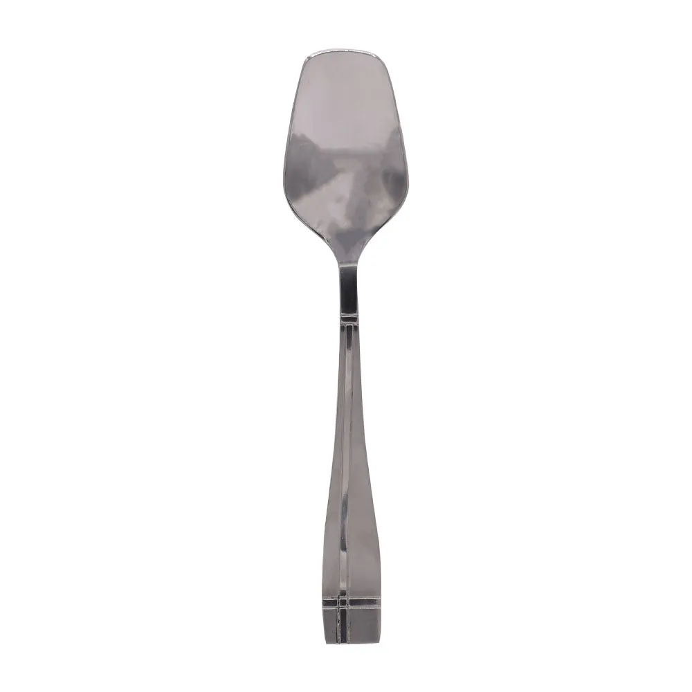 Check Pattern Stainless Steel Dinner Spoon 4Pcs Set