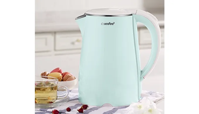 Comfee Quiet Boil & Cool Touch Series Electric Kettle - Ships Same/Next Day!