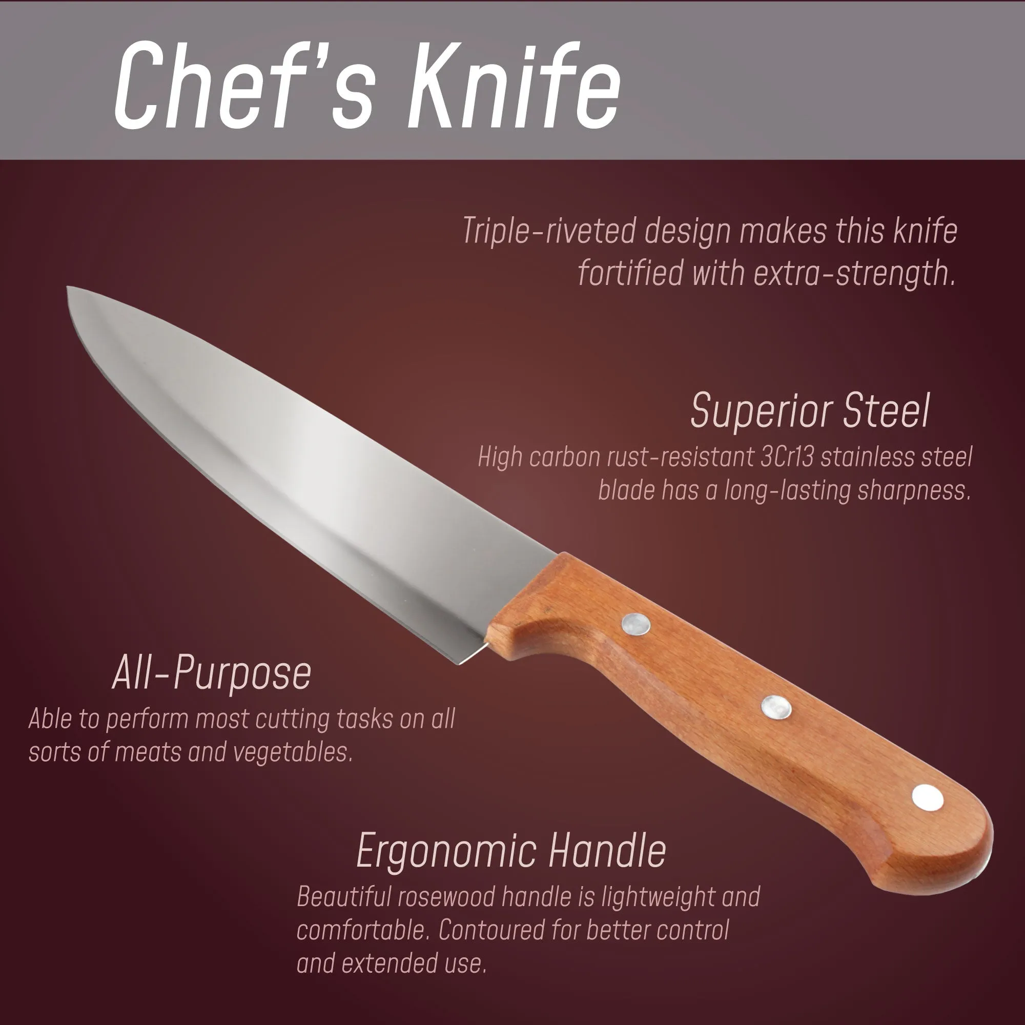 Culinary Knives - Chef Knives, Chinese Cleaver, and Nakiri