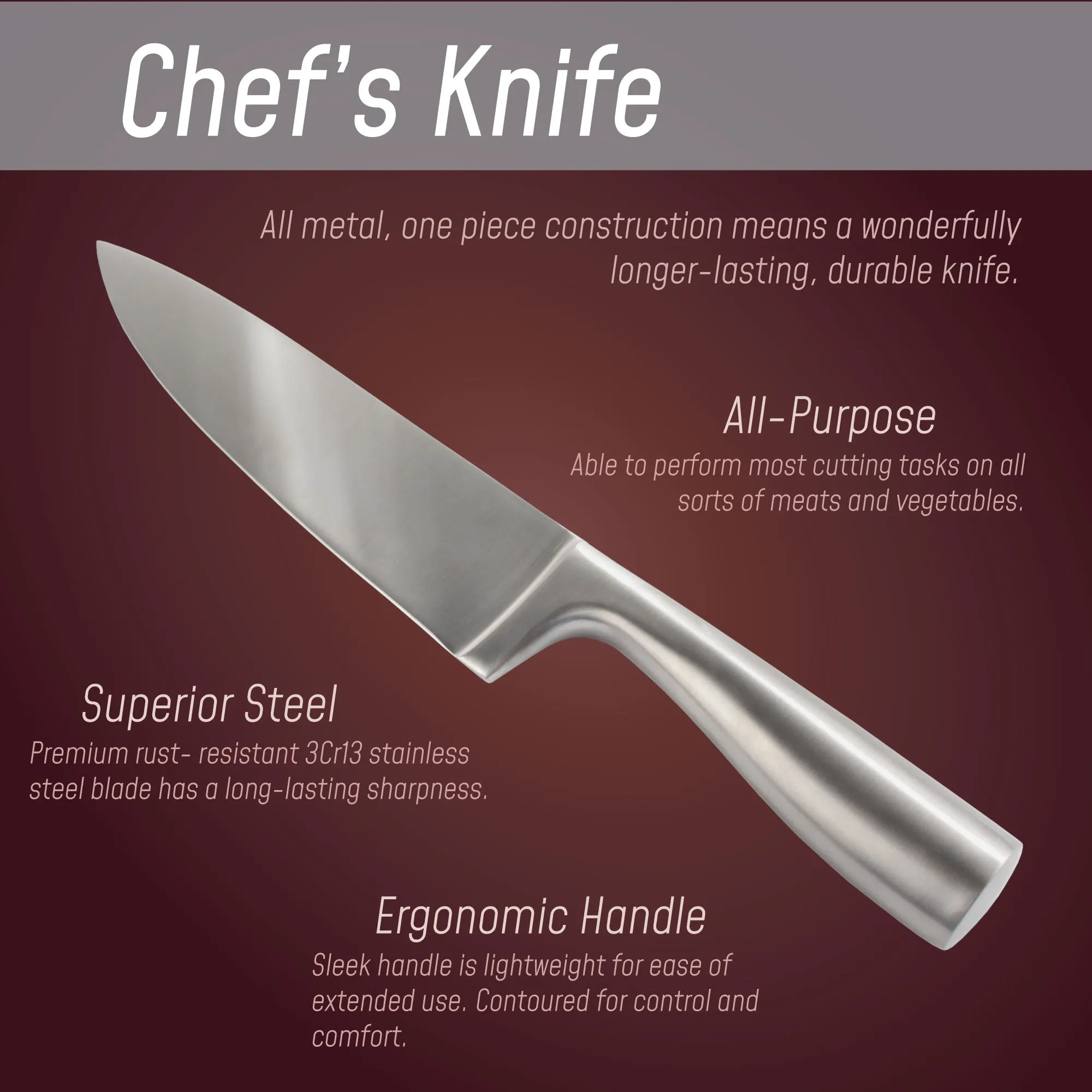 Culinary Knives - Chef Knives, Chinese Cleaver, and Nakiri