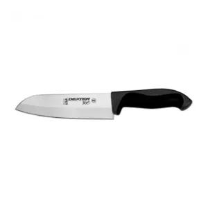 Dexter Russell 36004 360 Series 7” Santoku knife black handle S360-7PCP