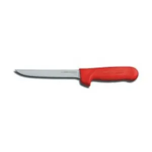 Dexter Russell  S136NR-PCP Sani-Safe 6" Narrow Boning Knife Red Handle - 1563R