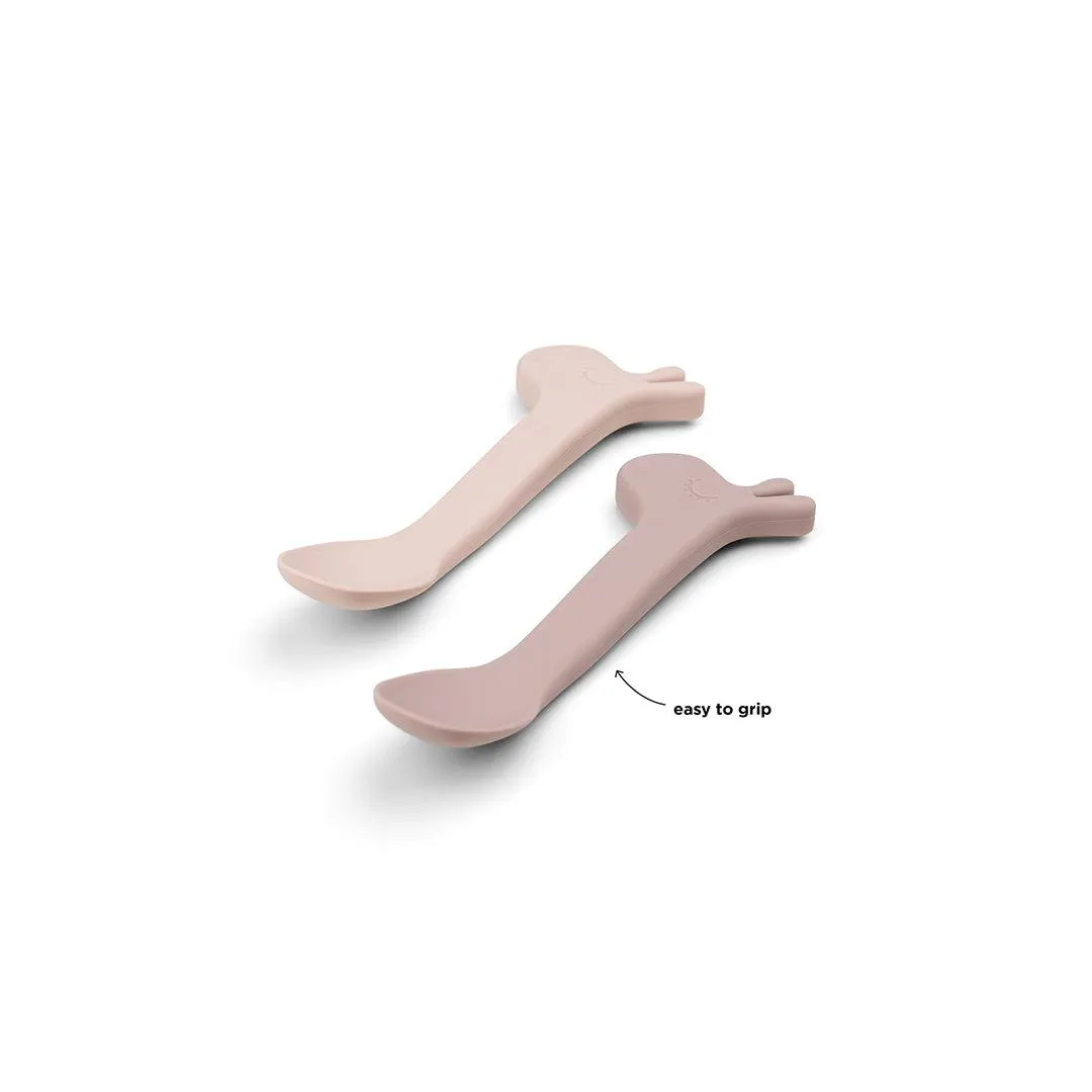 Done by Deer Silicone Spoon - 2 Pack - Powder - Lalee