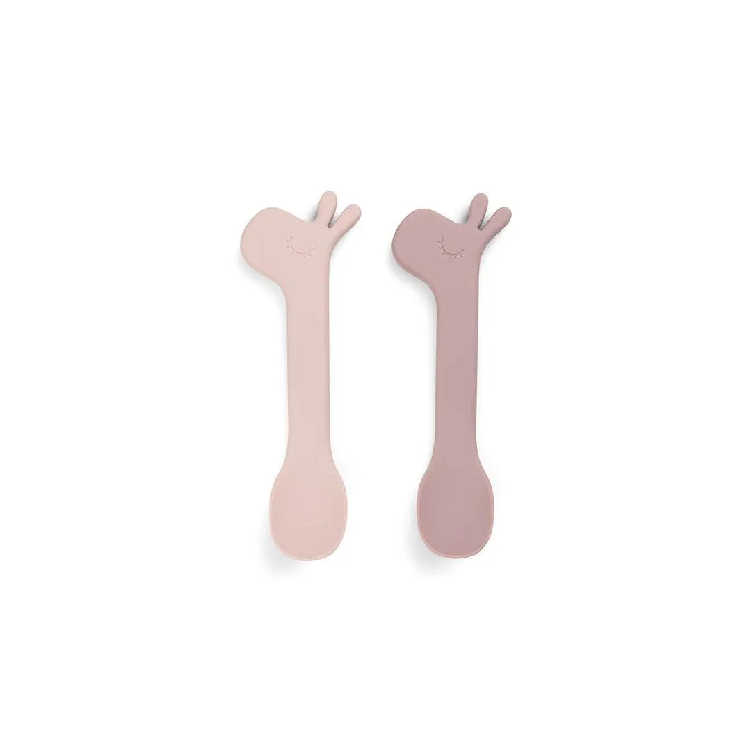 Done by Deer Silicone Spoon - 2 Pack - Powder - Lalee