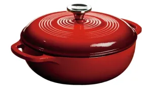 DUTCH OVEN ENAMEL 3QT RED