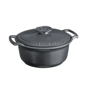 Emile Henry Sublime Round Dutch Oven 3.8L Graphite