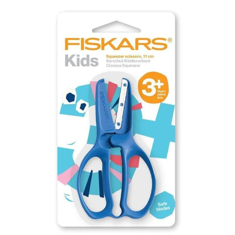 Fiskars Pre-School Squeezers Scissors 11cm