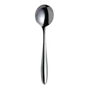 Furtino Wave 18/10 Stainless Steel Soup Spoon 4 mm, Length 19 cm, Pack of 12