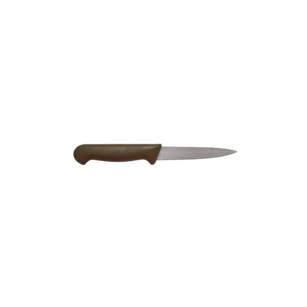 Genware 4" Vegetable Knife Brown pack of 1