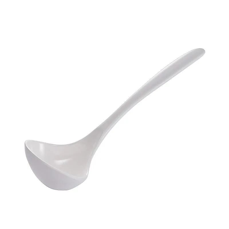 Gourmac 7.5" Melamine Mini Ladle, White