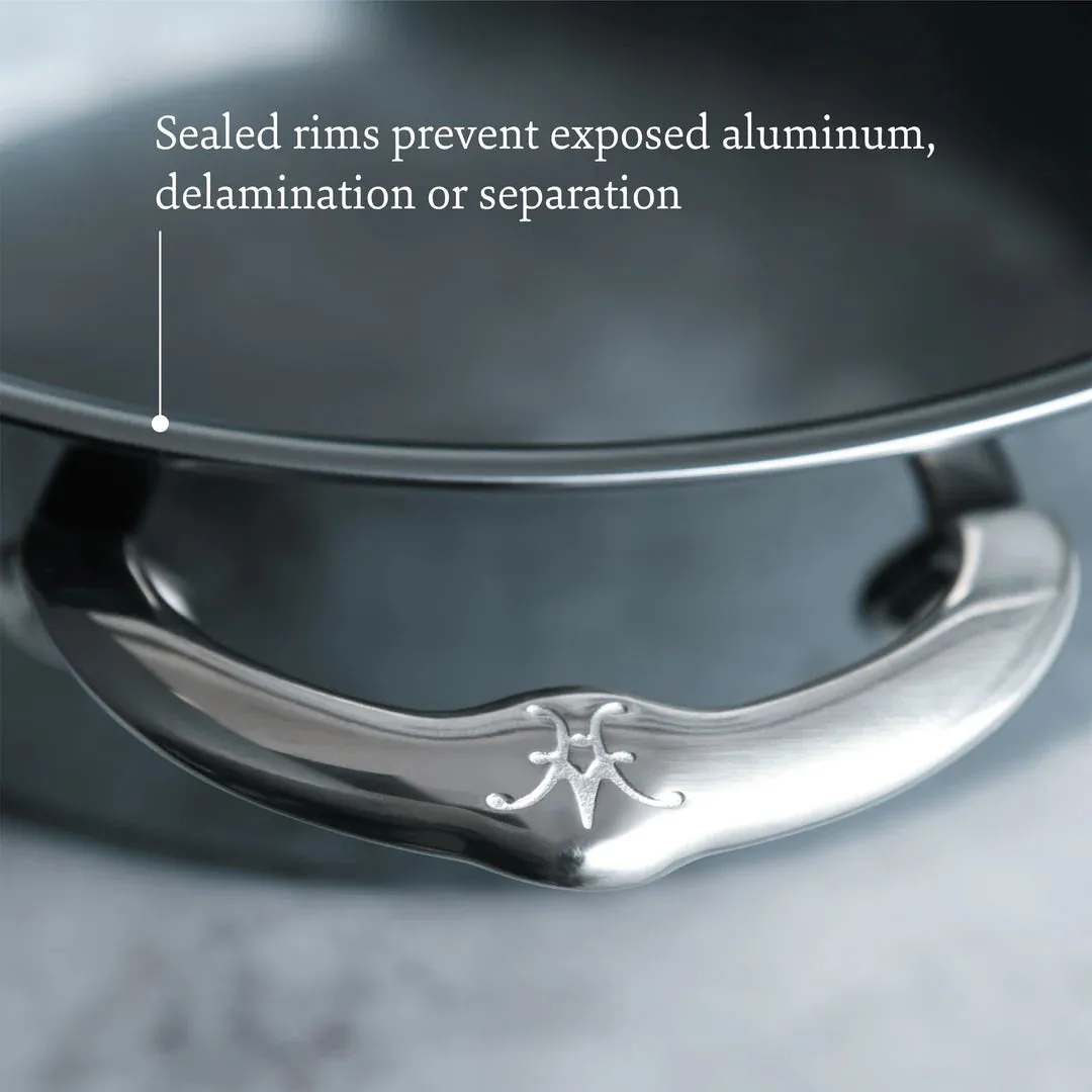 Hestan NanoBond Titanium Stainless Steel Frying Pan, 12.5-in