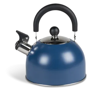 Kampa 2 ltr Brew Stainless Steel Whistling Kettle