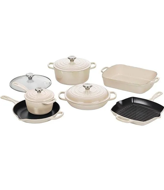 Le Creuset 10-Piece Cast Iron Set