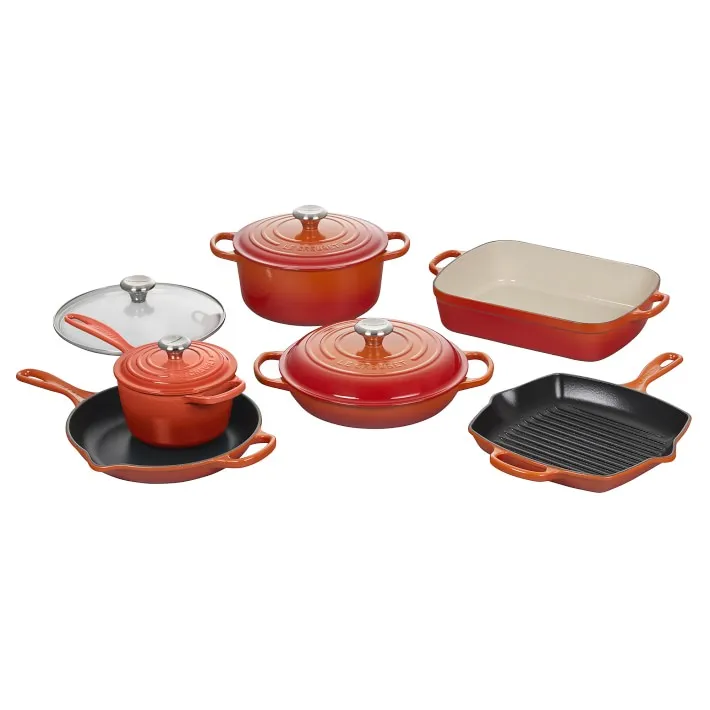 Le Creuset 10-Piece Cast Iron Set