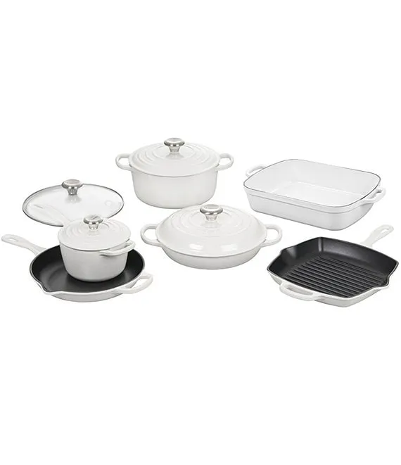 Le Creuset 10-Piece Cast Iron Set