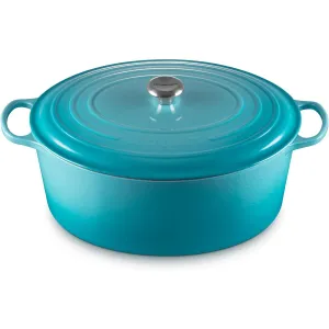 Le Creuset 15.5 qt. Signature Oval Dutch Oven - Caribbean