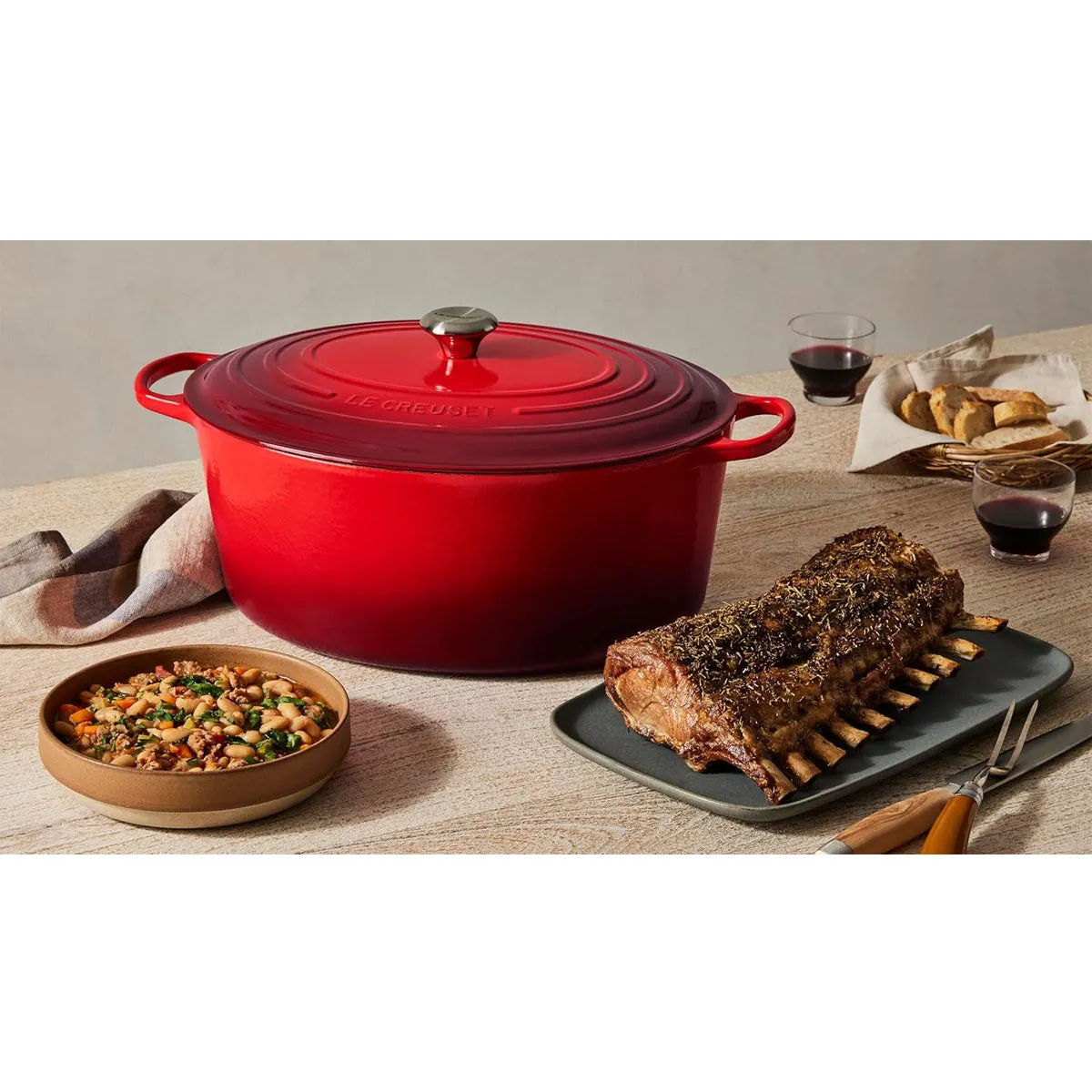 Le Creuset 15.5 qt. Signature Oval Dutch Oven - Caribbean