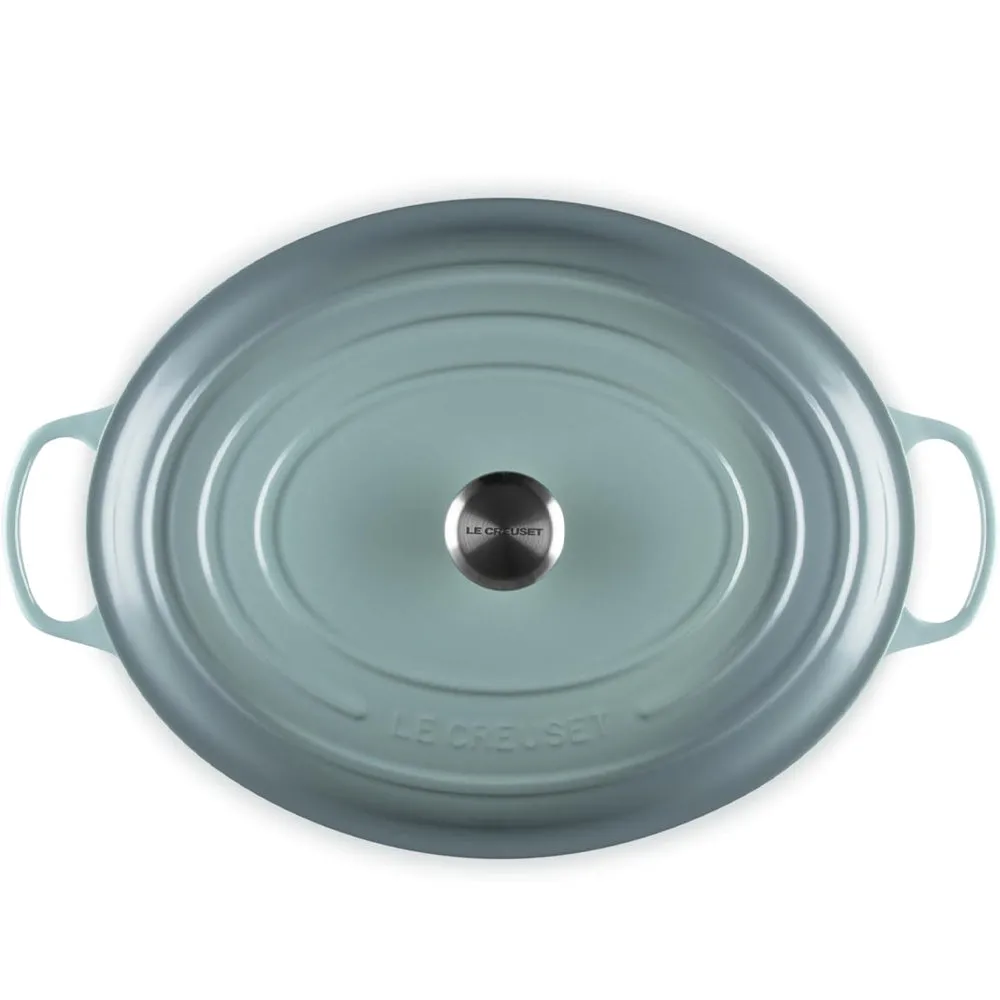 Le Creuset 15.5 qt. Signature Oval Dutch Oven - Sea Salt