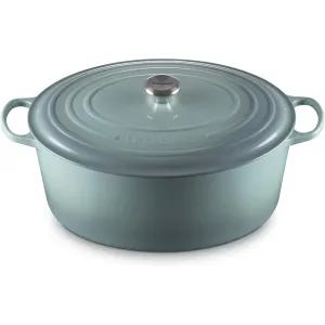 Le Creuset 15.5 qt. Signature Oval Dutch Oven - Sea Salt