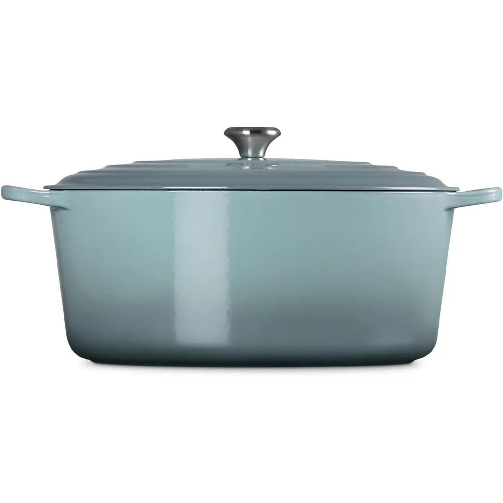 Le Creuset 15.5 qt. Signature Oval Dutch Oven - Sea Salt