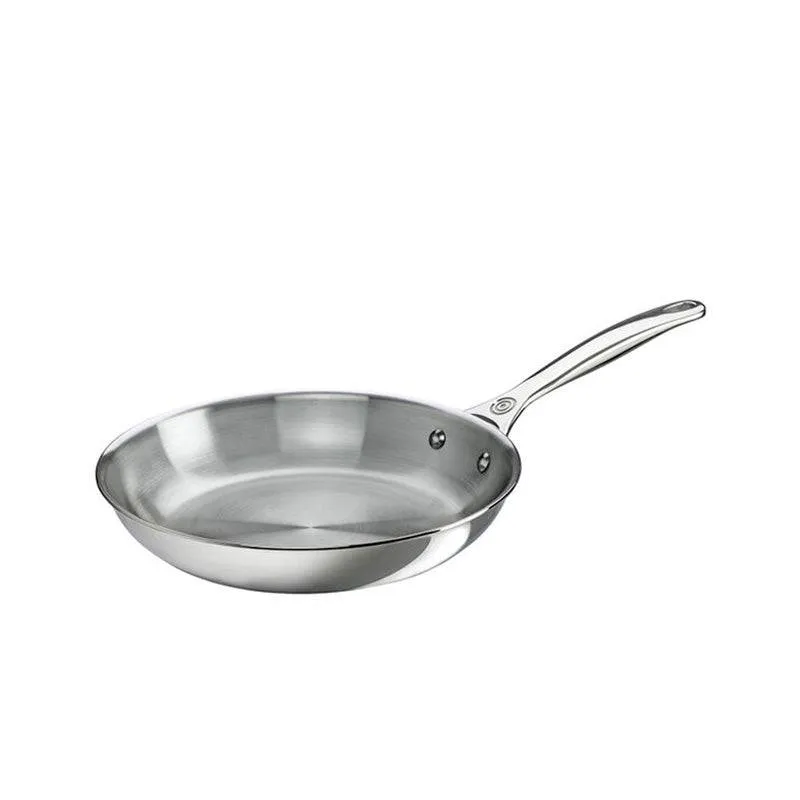 Le Creuset 3-Ply Stainless Steel Fry Pan, 12-Inches