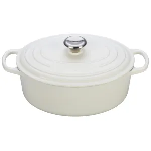 Le Creuset 4.7L White Oval French/Dutch Oven (29 cm)