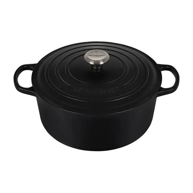 Le Creuset Signature 7.25QT Round Dutch Oven - Licorice