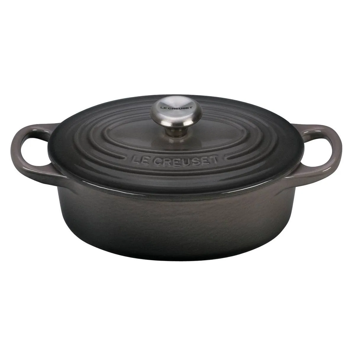 Le Creuset Signature Enameled Cast Iron Oval French / Dutch Oven, 15.5-Quart, Oyster